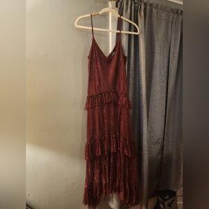 Maroon dress